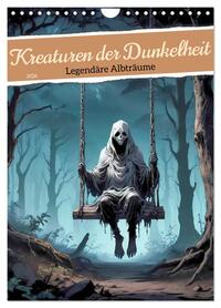 Kreaturen der Dunkelheit - Legendäre Albträume (Wandkalender 2026 DIN A4 hoch), CALVENDO Monatskalender