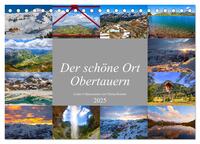 Der schöne Ort Obertauern (Tischkalender 2025 DIN A5 quer), CALVENDO Monatskalender