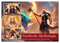 Nordische Mythen (Wandkalender 2026 DIN A2 quer), CALVENDO Monatskalender