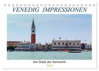 Venedig Impressionen (Tischkalender 2026 DIN A5 quer), CALVENDO Monatskalender