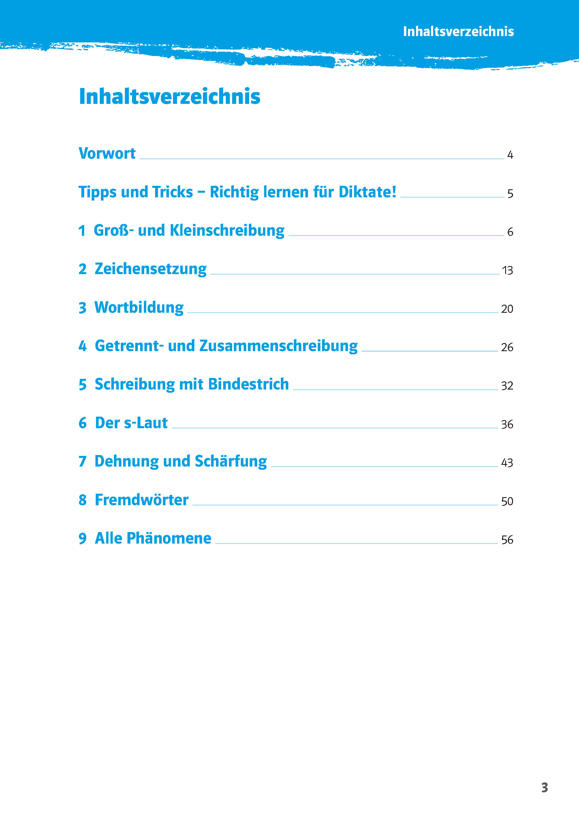 Beispielinhalt (Bild) Klett 10-Minuten-Training Deutsch Rechtschreibung Diktate 5./6. Klasse