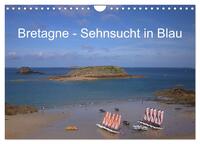 Bretagne - Sehnsucht in Blau (Wandkalender 2026 DIN A4 quer), CALVENDO Monatskalender