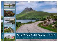 Schottlands NC 500, der Roadtrip durch die wilden Highlands. (Wandkalender 2026 DIN A3 quer), CALVENDO Monatskalender