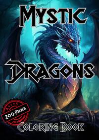 Mystic Dragons Coloring Book