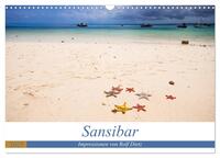 Sansibar - Impressionen von Rolf Dietz (Wandkalender 2025 DIN A3 quer), CALVENDO Monatskalender