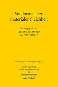 Von formaler zu materialer Gleichheit