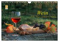 Wein - Reben, Wingerte und historische Weinkeller (Wandkalender 2025 DIN A4 quer), CALVENDO Monatskalender