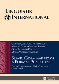 Vorderes Coverbild Slavic Grammar from a Formal Perspective