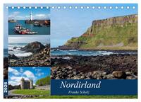 Nordirlands Highlights (Tischkalender 2026 DIN A5 quer), CALVENDO Monatskalender