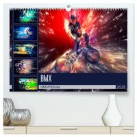 BMX Universum (hochwertiger Premium Wandkalender 2025 DIN A2 quer), Kunstdruck in Hochglanz