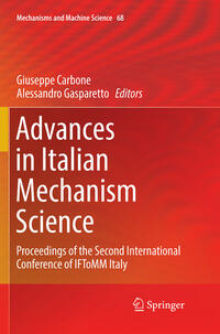 Advances in Italian Mechanism Science