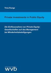 Private Investments in Public Equity