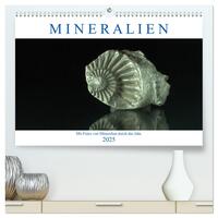 Mineralien (hochwertiger Premium Wandkalender 2025 DIN A2 quer), Kunstdruck in Hochglanz