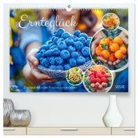 Ernteglück - Eine handvoll süßer Früchte zum Anbeißen (hochwertiger Premium Wandkalender 2026 DIN A2 quer), Kunstdruck in Hochglanz