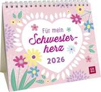Mini-Kalender 2026: Für mein Schwesterherz