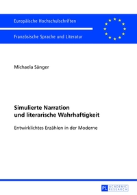 Vorderes Coverbild Simulierte Narration und literarische Wahrhaftigkeit