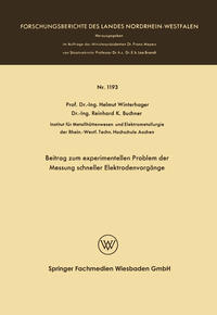 Beitrag zum experimentellen Problem der Messung schneller Elektrodenvorgänge