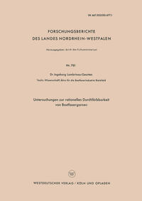Untersuchungen zur rationellen Durchfärbbarkeit von Bastfasergarnen