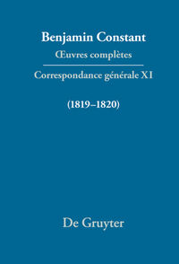 Correspondance générale 1819–1820