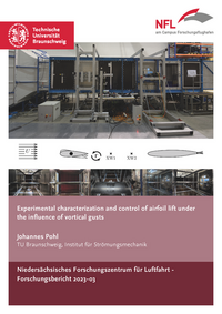 Vorderes Coverbild Experimental characterization and control of airfoil lift under the in?uence of vortical gusts