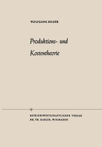 Vorderes Coverbild Produktions- und Kostentheorie