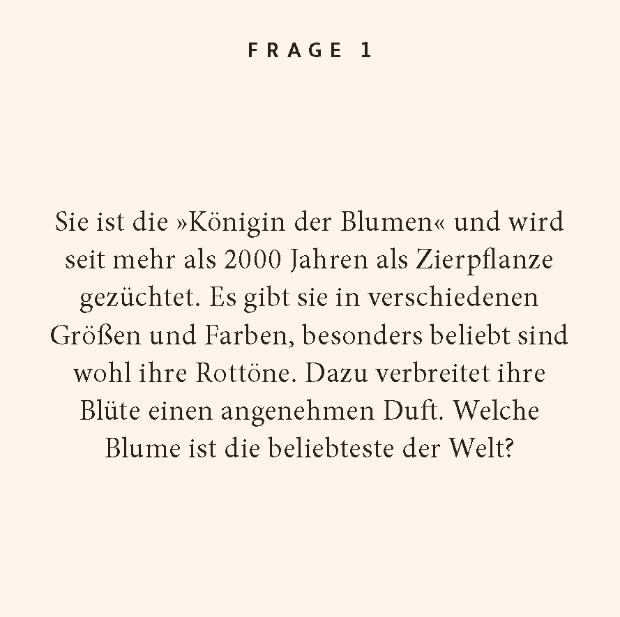 Beispielinhalt (Bild) Blumen-Quiz