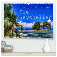 Inseln, Licht und Meer - die Seychellen (hochwertiger Premium Wandkalender 2026 DIN A2 quer), Kunstdruck in Hochglanz