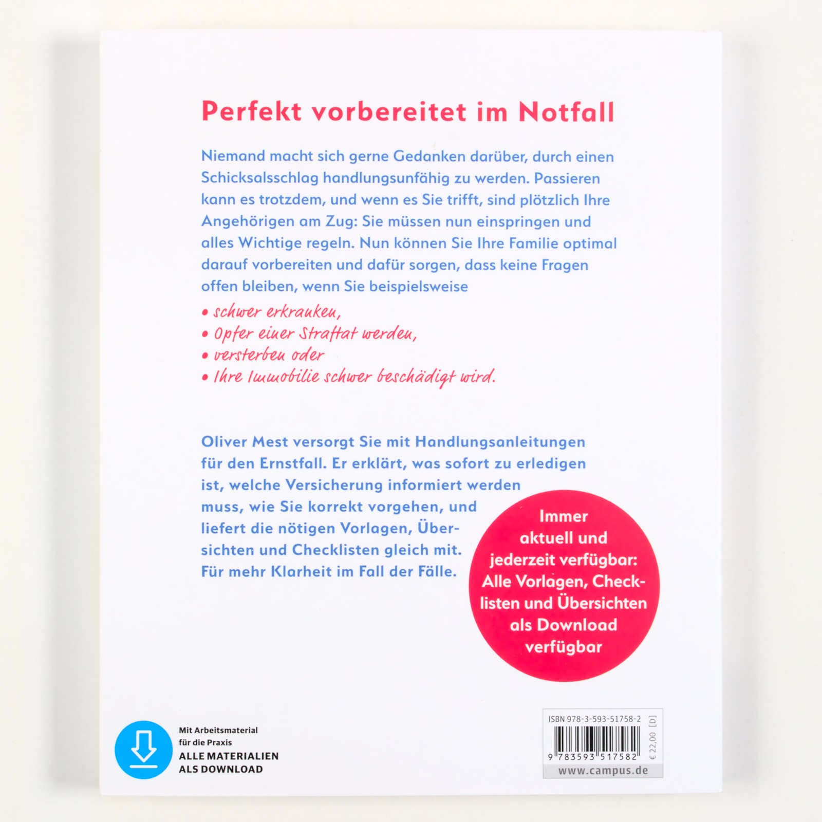 Rückseitencover Mein Wille geschehe