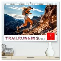 Trailrunning Power (hochwertiger Premium Wandkalender 2026 DIN A2 quer), Kunstdruck in Hochglanz