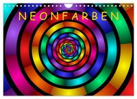 Neonfarben (Wandkalender 2026 DIN A4 quer), CALVENDO Monatskalender