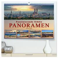 Faszinierende Städte, Panoramen (hochwertiger Premium Wandkalender 2026 DIN A2 quer), Kunstdruck in Hochglanz