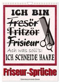Friseur-Sprüche (Wandkalender 2026 DIN A4 hoch), CALVENDO Monatskalender