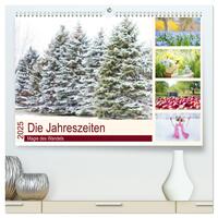 Die Jahreszeiten. Magie des Wandels (hochwertiger Premium Wandkalender 2025 DIN A2 quer), Kunstdruck in Hochglanz