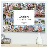 Limburg an der Lahn Impressionen (hochwertiger Premium Wandkalender 2025 DIN A2 quer), Kunstdruck in Hochglanz