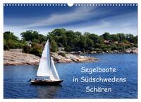 Segelboote in Südschwedens Schären (Wandkalender 2025 DIN A3 quer), CALVENDO Monatskalender