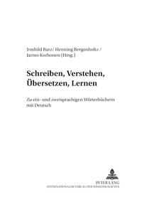 Vorderes Coverbild Schreiben, Verstehen, Übersetzen, Lernen