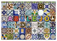 Azulejo-Fassaden in Portugal (Tischkalender 2026 DIN A5 quer), CALVENDO Monatskalender