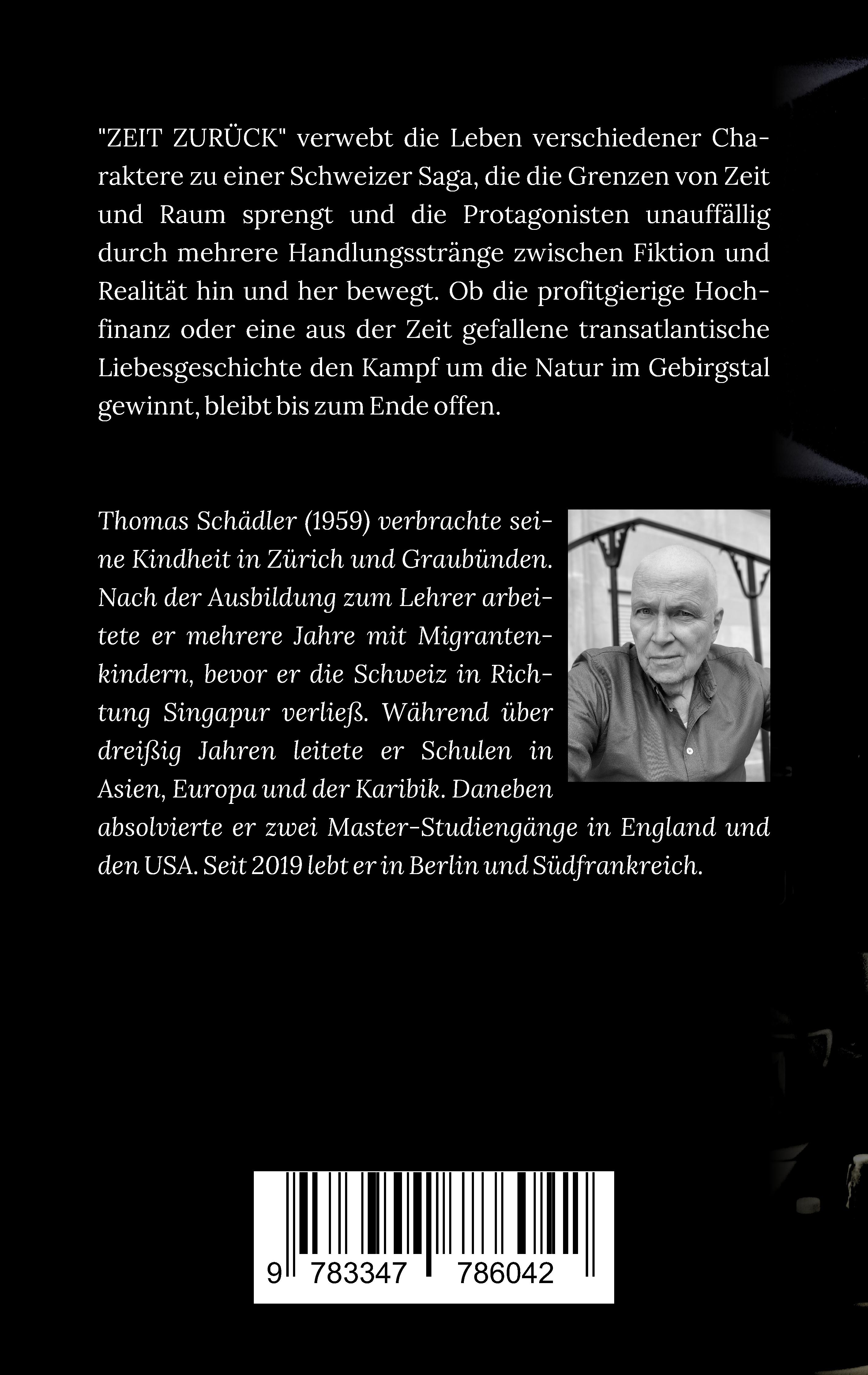 Rückseitencover Zeit zurück