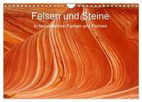 Vorderes Coverbild Felsen und Steine in fantastischen Farben und Formen (Wandkalender 2026 DIN A4 quer), CALVENDO Monatskalender