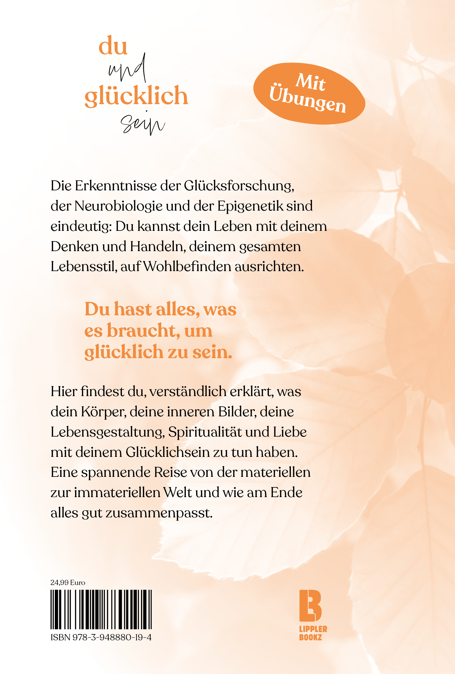 Rückseitencover Du und glücklich sein