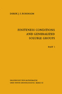 Vorderes Coverbild Finiteness Conditions and Generalized Soluble Groups
