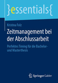 Vorderes Coverbild Zeitmanagement bei der Abschlussarbeit