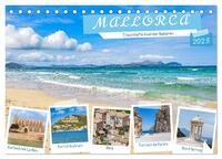 Mallorca - Traumhafte Insel der Balearen (Tischkalender 2025 DIN A5 quer), CALVENDO Monatskalender
