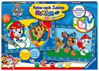 Vorderes Coverbild CreArt, Malen nach Zahlen Junior - Paw Patrol