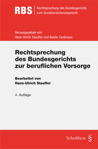 Vorderes Coverbild Rechtsprechung des Bundesgerichts zur beruflichen Vorsorge