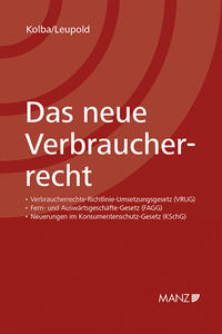 Das neue Verbraucherrecht