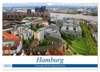 Vorderes Coverbild Hamburg - Unvergessliche Impressionen (Wandkalender 2025 DIN A4 quer), CALVENDO Monatskalender