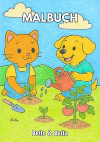 Malbuch - Bello &amp; Bella