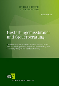Vorderes Coverbild Gestaltungsmissbrauch und Steuerberatung