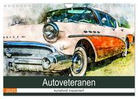 Autoveteranen - kunstvoll inszeniert (Wandkalender 2025 DIN A4 quer), CALVENDO Monatskalender
